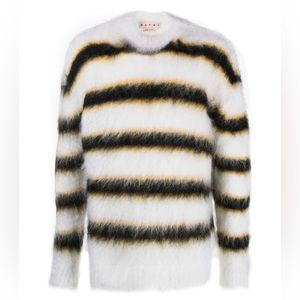 Marni Striped Mohair Sweater Size Small